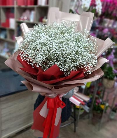 Букет цветов из: Гипсофила в Бакале