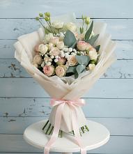 Букет цветов из:  Розы и Лизиантусы #REPLACE_PRED# Бакале