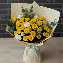 Букет цветов из:  Розы в Бакале