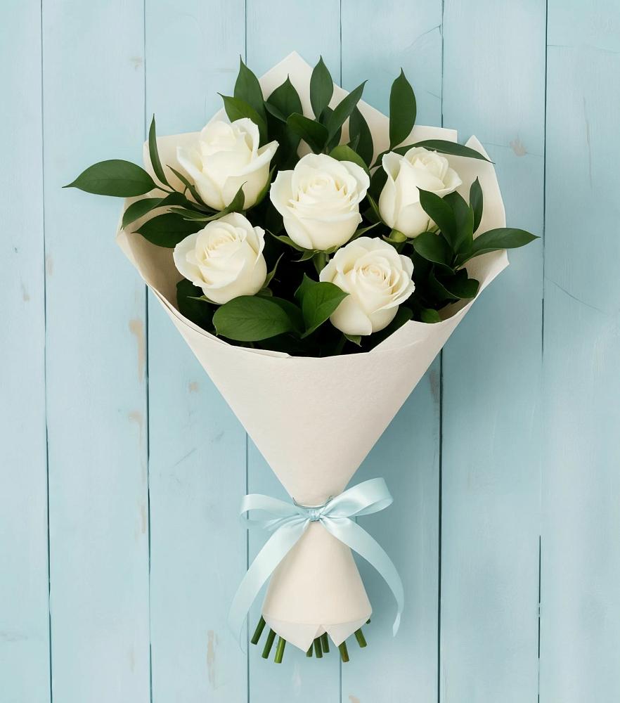 Букет цветов из: Розы в Бакале