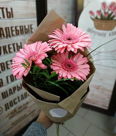 Букет цветов из: Герберы в Бакале