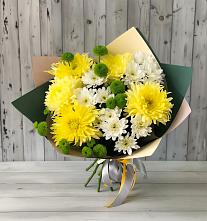 Букет цветов из:  Хризантемы в Бакале