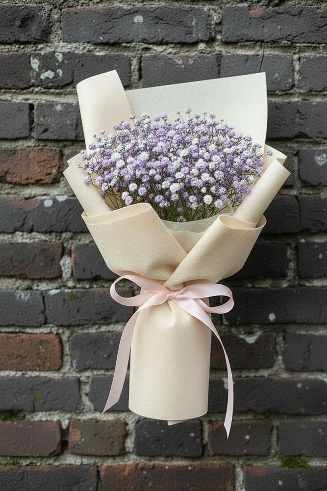 Букет цветов из: Гипсофила в Бакале