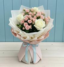 Букет цветов из:  Розы в Бакале