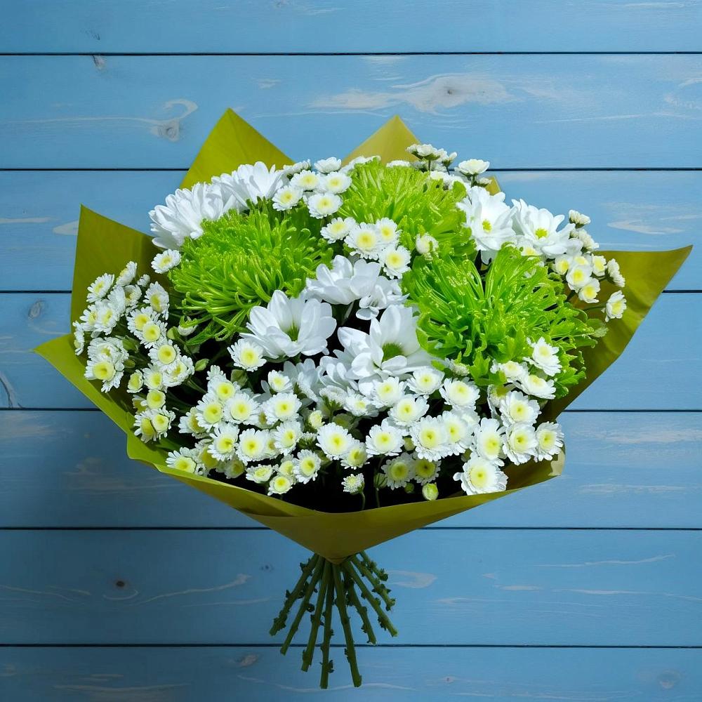 Букет цветов из: Хризантемы в Бакале
