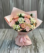 Букет цветов из:  Гвоздики, Розы и Хризантемы #REPLACE_PRED# Бакале