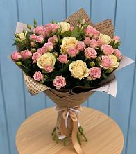 Букет цветов из:  Розы в Бакале