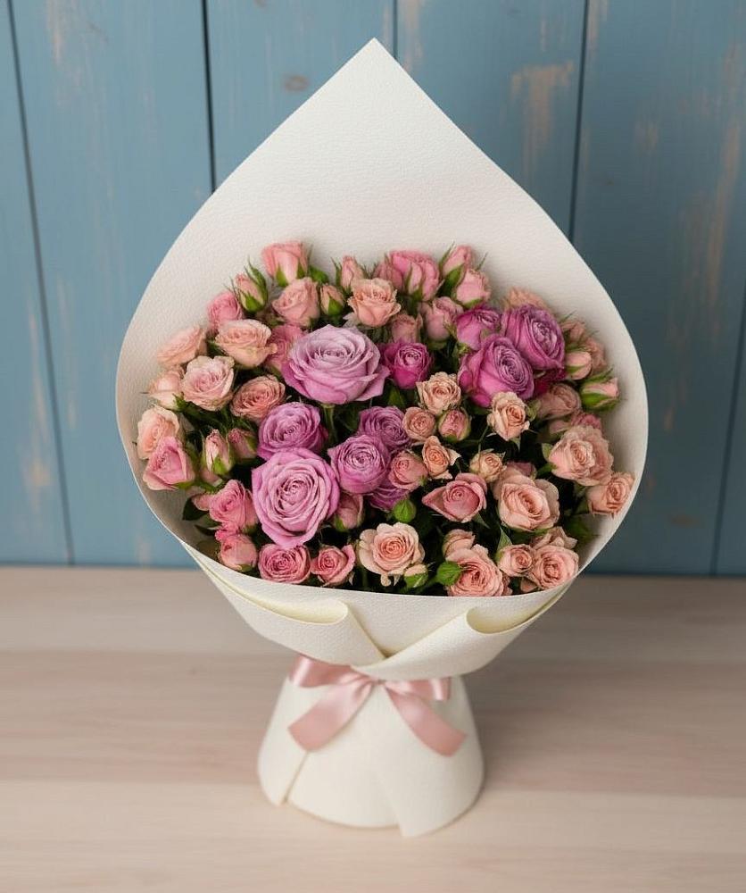 Букет цветов из: Розы в Бакале