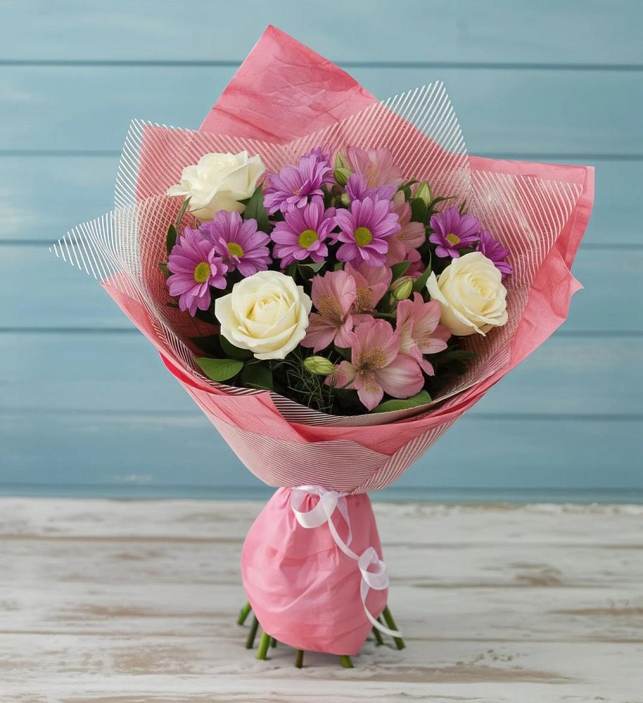 Букет цветов из: Герберы в Бакале