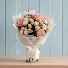 Букет цветов из:  Розы в Бакале