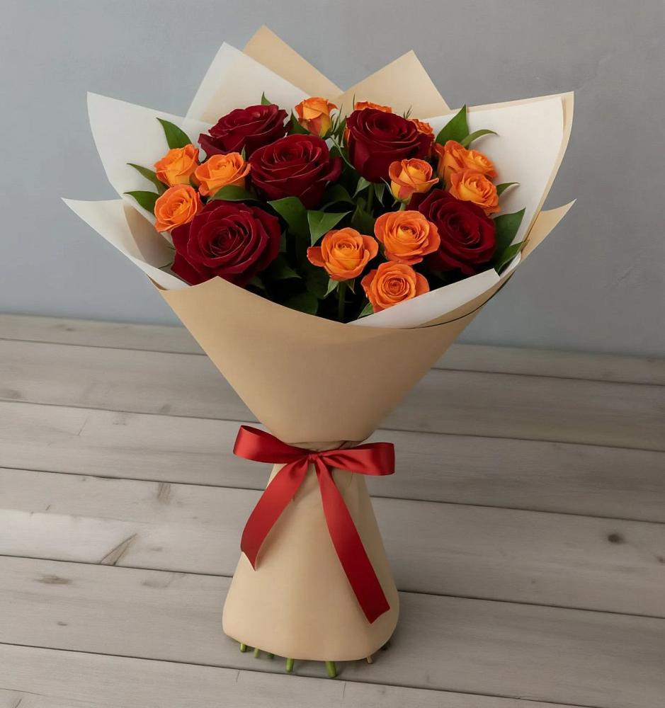 Букет Любовь и восторг в Бакале