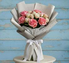 Букет цветов из:  Розы в Бакале